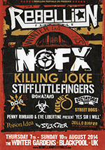 Leftover Crack - Rebellion Festival, Blackpool 10.8.14